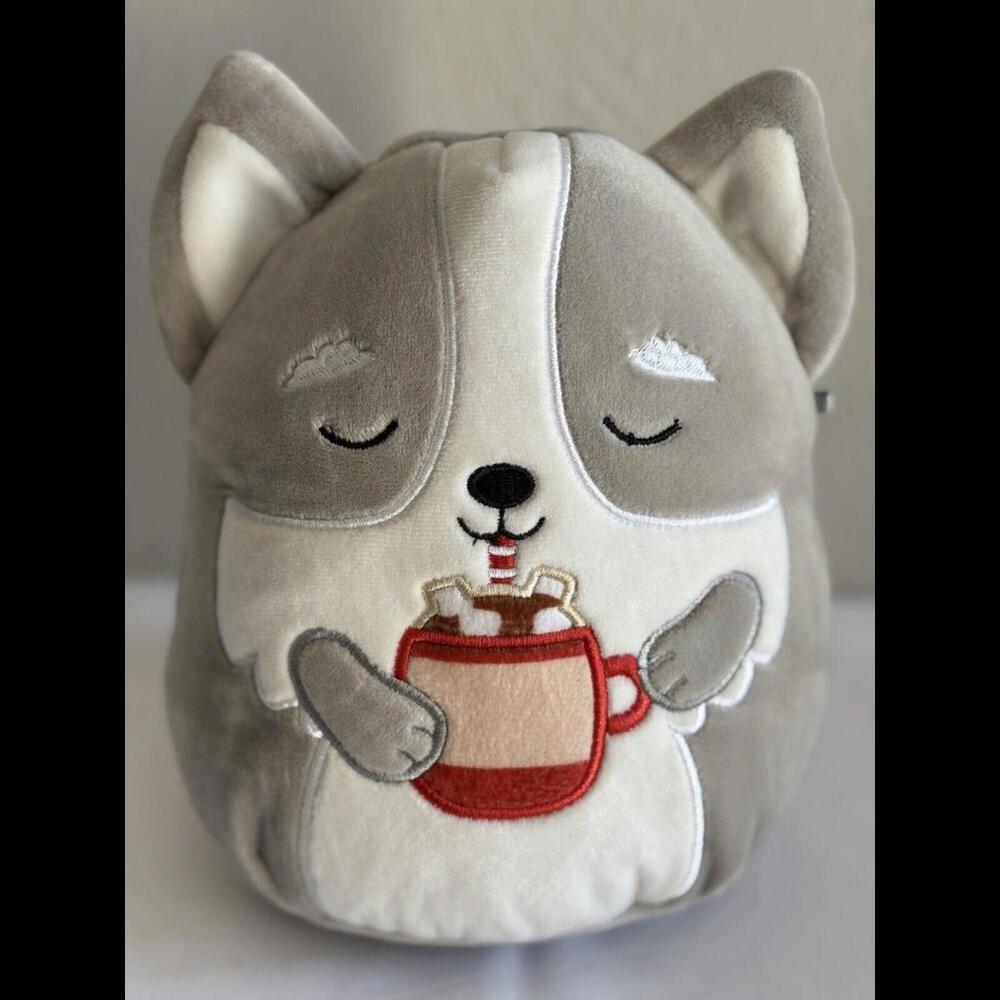 KellyToy Squishmallows Casmir the Husky with Cocoa